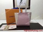 Top Class Fake Louis Vuitton LOCKME CABAS Lady Pink Handbag on sale